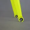 Telaio bici da strada T100 V Brake interamente in fibra di carbonio FM066 Movimento centrale BSA giallo fluorescente