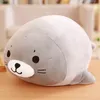 Câlin Doux Fat Sea Animal Seal En Peluche Jouet Big Stuffed Cartoon Sea Lion Poupée Oreiller De Couchage Enfant Cadeau 60cm 85cm DY500972493