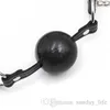 New Sexy Women Adjustable Buckled Choker Collar Belt with Open Mouth Ring Silicon Ball Gag Chained Nipple Clamps F3293743