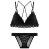 CINOON FASHION SEXY LACE LINGERIE SET KVINNA BRA OCH KORTSTÄLLNINGAR Trådlös Sexig Underkläder BRA Set 2019 Ny underkläder Kvinna