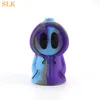 Nero imballaggio kenny's ghost narghilè silicone gorgogliatore tubo fumante bong nuovissimo design dab rig tubi dell'acqua con ciotola di vetro da 14 mm 420 710