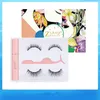 2 par magnetiska falska ögonfransar med 5 magneter eyeliner naturliga långa ögonfransar eyelash curler ögonfransar för förlängning makeup kit