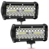 7 Inch 120W Combo Led Work Light Bars Spot Flood Beam 4x4 Spot 12V 24V 4WD Barra LED Headlight For Auto Boats SUV