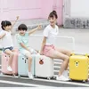 Xiaomi Youpin 18inch Lovely DIY Sticker Valigia da viaggio TSA Lock Bambini Kid Trolley Bagaglio a mano 3006735/3006736/3006737/3006738