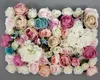 40x60cm 실크 로즈 모란 꽃 벽 웨딩 장식 배경 흰색 인공 꽃 꽃 벽 로맨틱 웨딩 장식