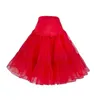 Curto tule meninas 2426quot 50s retro underskirt anáguas para vestidos de casamento nupcial preto nonehoop crinoline verão rockabil8924342