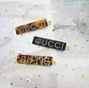 Femmes Brand Designer Clip Clip Bling Bling Rucinestone Letter Barrets Famous Brand Hair Accessoires Gift For Love6445554