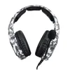 ONIKUMA K8 PS4 Headset Camouflage casque Bekabelde PC Gamer Stereo Gaming-hoofdtelefoon met microfoon LED-verlichting voor XBox OneLaptop1723684