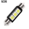 SCOE 36MM 3B 3 SMD LED Car Licence Plate Light Auto Interior Dome Lamp