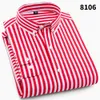 Aileekiss 2019 Brand New Camisa Maskulina Mens Shirts Man Casual Social Shirt Striped Långärmad Slim Fit 4XL 12Colors XT717