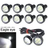 10pcs samochodowy LED Light Eagle Eye Lampa DC 12V 15W 22mm 22 mm odwrotne kopie zapasowe DRL światło mgły w ciągu dnia 291Q