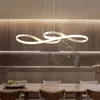 Art and Design Shaped Concise Modern LED Lamps Living Room Pendant Lamp Clothing Store Bar Creative Dining Room LED Chandelier