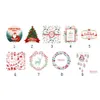 크리스마스 시리즈 패턴 캔디 가방 Drawstring 컨테이너 크리스마스 홈 파티 장식 키즈 선물 가방