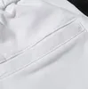 Pantalones deportivos de lujo para hombre, pantalones deportivos con cordón de marca, alta moda, colores blancos y negros, diseño de rayas laterales, Joggers216S