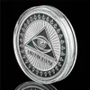 5 шт., коллекционная монета, европейское братство масонов, масонский ремесленный жетон, 1 унция, посеребренный значок вызова8284253