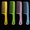 1pc Salon Handlessing Handle Wide dents à dents coiffures Hair Poigle démêlant les outils de style massage6307712