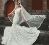 Incrível 3m longos véus de casamento comprimento da catedral uma camada apliques borda tulle véu nupcial para mulheres acessórios de cabelo