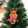 Kerst Hanging Bell Ornamenten Herten Santa Cluas Sneeuwman Opknoping Decoratie Kerstmis Tree Venster Hanger Pop met Bell