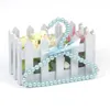 300 pcs En Plastique Perle Perlée Arc Vêtements Robe Cintres De Mariage Pour Enfant Enfants Économiser De L'espace Organisateur De Stockage Étagère À Sec