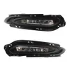 1 Pair DRL 12V LED Car Daytime Running Light For Honda HRV HR-V 2015 2016 2017 2018 fog lamp with dynamic turn signal style relay