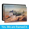 Oeuvre encadrée Seconde Guerre mondiale Aviation Avion Guerre Peintures à l'huile Impression HD sur toile Peintures d'art mural Affiche photo pour la décoration intérieure