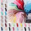 Satin Wrapping Ribbons 100 Yard/Roll 6mm DIY Gift Wrapping Ribbons Wedding Party Decorative Ribbons Organza Ribbon 29 Color