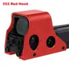 Ny aluminiumtaktisk gevär omfång Holografisk röd grön dot synbrigthet Justerbar 551 552 553 Red Hood.