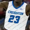 Custom 2020 Creighton Bluejays Koszykówka 5 Ty-Shon Alexander 11 Marcus Zegarowski 24 Mitch Ballock Blue Pink White Men Youth Kid Jersey 4XL