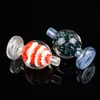 Mooie waterpijpkleurige glazen bubbelkap voor 21,5 mm/25 mm OD Quartz Banger thermische nagels