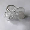 Glasaska catcher skålar med bubblare och calabash manlig kvinna 10mm 14mm 18 mm fog glas perc aska skålar för glas bongs oljeriggar