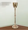 Novo estilo de mesa de decoração de Casamento centrais com flor golpe de ouro alto candelabro decor0927