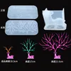 Mold rena Chifre Limpar Silicone Floresta animal Mold Jóias DIY Fazendo UV Resina Art Supplies Silicone Craft