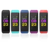 ID115 Plus LCD Screen Smart Bracelet Fitness Tracker Pedometer Watch Band Heart Rate Blood Pressure Monitor Smart Wristband Watch fast DHL