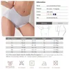 L-5XL Intimo Donna Mutandine mestruali a prova di perdite Mutandine fisiologiche antibatteriche in cotone Slip a vita alta Lingerie244x