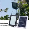 150 Luz LED Luz Solar 3528 SMD Solar LED Sensor de Luz de Inundação Ao Ar Livre parede de segurança de jardim 8W