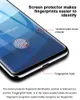 Dla Samsung Note 10 S10E Plus 9H Twardość Pełny klej z Dziurą Poradnik Palec Druk Rozmiar kurczyki Przyjazny Szkło hartowane z pakietem detalicznym