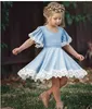 Ropa para bebés chicas de encaje de encaje vestidos de princesa de verano vestidos de baile para niños