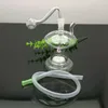 Tubi di fumo Aeecssories Vetro Narghilè Bong Bottiglia di narghilè in vetro stile fungo a puntini di vendita calda