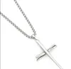 2020 Crucifix Cross Pendant Necklace Bracelet Gold silver Gun Plated Stainless Steel Fashion Religious Jewelry for Women Men Faith Necklace