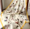 The spring and autumn new sweet adornment small square towel summer bask in shawl silk scarf female occupation scarf