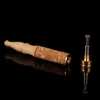 最新のカラフルな木のタバコの喫煙パイプツールゴールド形のマウンテンのホルダー口のヒント簡単な分解革新的なデザインホットケーキDHL