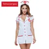 Traje de enfermera sexy Disfraces eróticos Ropa interior de mucama sexy Juego de rol sexy Mujeres Ropa interior erótica Juegos de ropa interior Cosplay Uniforme T191204