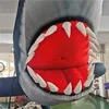 Décorations d'événement de prix usine accrochant le requin gonflable de ballon avec la lumière LED 10W pour la décoration d'étape de plafond de boîte de nuit