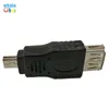 Черный USB 2.0 женщина к Mini USB B 5pin мужской или USB женщина к Mini B мужской 5pin разъем OTG хост-адаптер конвертер разъем 300 шт. / лот