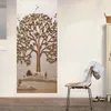 Modern Creative 3D Stereo Tree Mural Wallpaper vardagsrum sovrum Dörrklistermärke Konstdekor Pvc Självhäftande vattentät tapeter