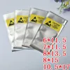 1000pcs 8*13.5cm /10x15cm Anti-Static Packaging bags Antistatic ESD Bags Top Open for cellphone battery usb cable Free FAST Shipping