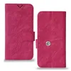 Uniwersalne folio Flip Leather Case dla iPhone 13 12 11 XR Samsung S22 S21 S20 FE A13 A53 A32 A32 A52 A72 A82 Wash Wzór Worketów Wściekły z obrotowym uchwytem metalowym