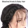 250density Full Lace Front Braid Wigs Ombre Brown Color Jumbo Braids Black Women을위한 Baby Hair 8545723와 마이크로 꼰 가발