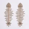 Fashion- New Bohemian Luxury Crystal Drop Earrings for Wedding Brand Design Bird Fish Crab Party Earrings for Women