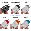 USB Wall Charger QC 3.0 Snelle lading 1 poort en 3 poorten US EU Plug Fast Charging 3.1A Cellphone-adapter